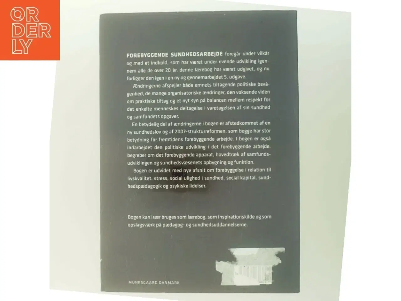 Billede 3 - Forebyggende Sundhedsarbejde af Finn Kamper-Jørgensen (Bog)
