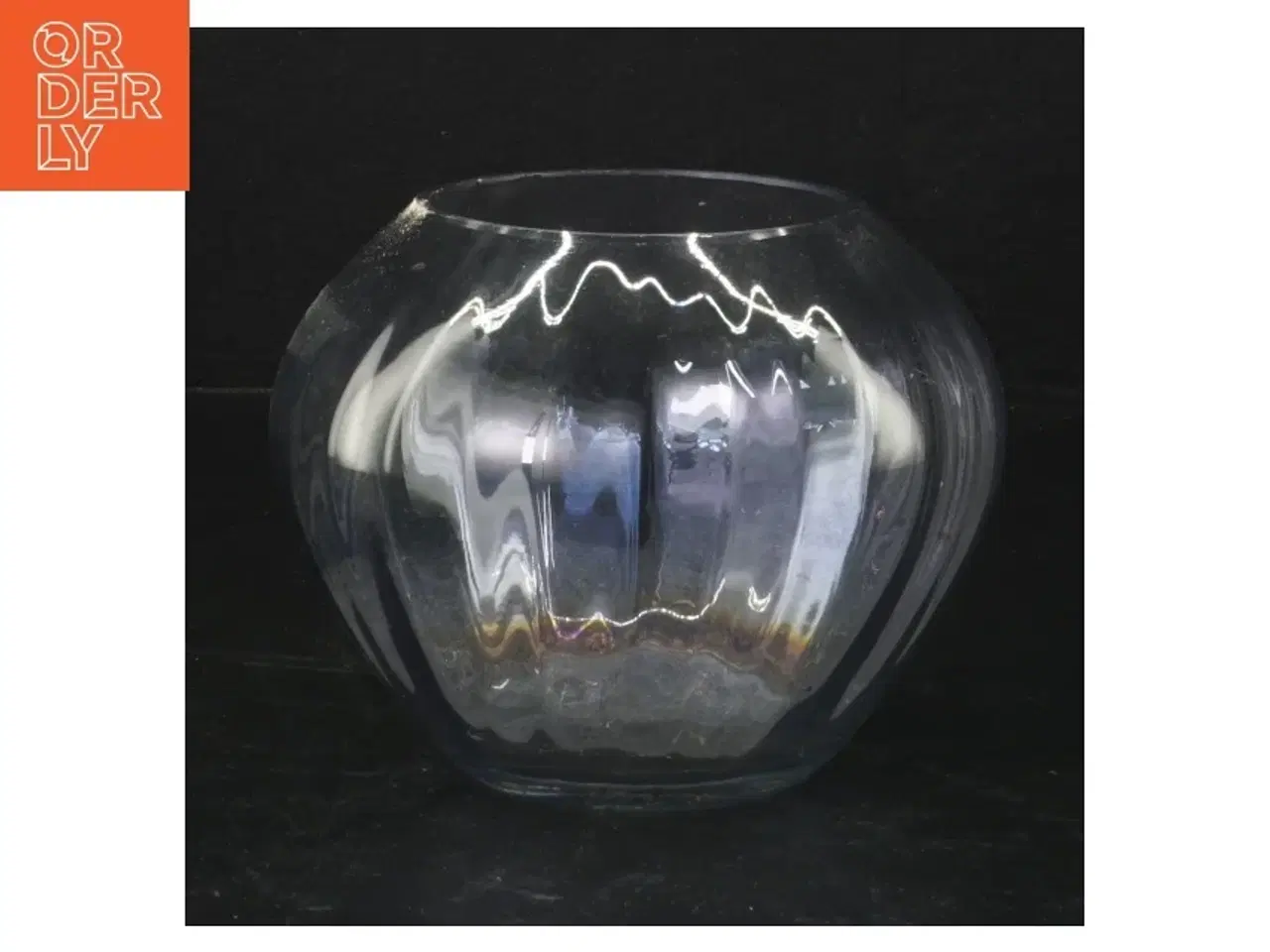 Billede 1 - Glas vase (str. Ø 14 cm)