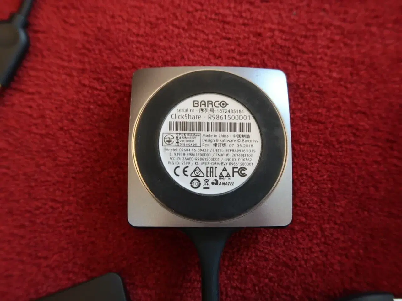 Billede 3 - 3 stk. clicksharebutton BARCO, konferencekamera LOGITECH