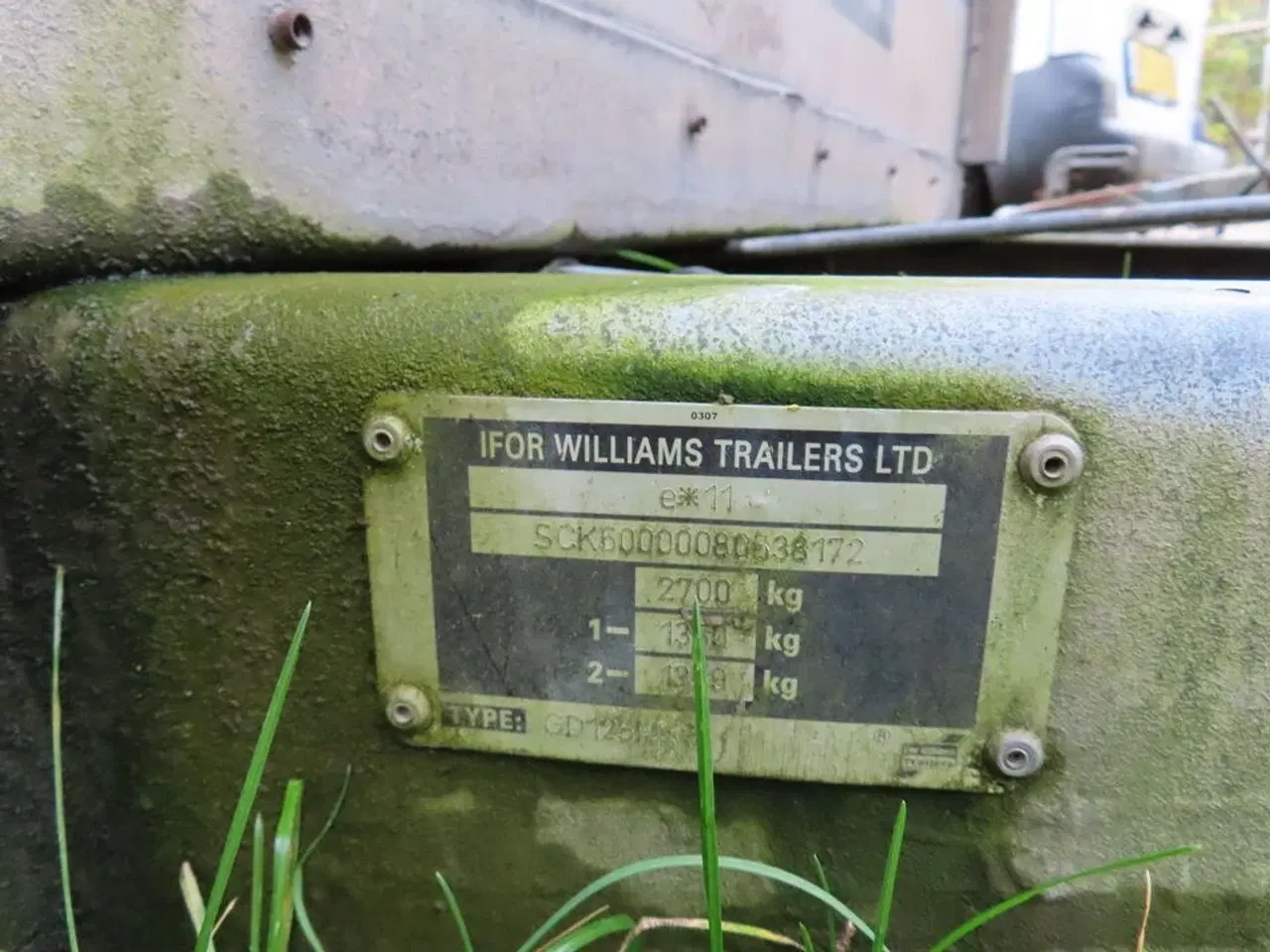 Billede 3 - Trailer, IFOR WILLIAMS Gd 125 Mk3, 2700kg. totalvægt