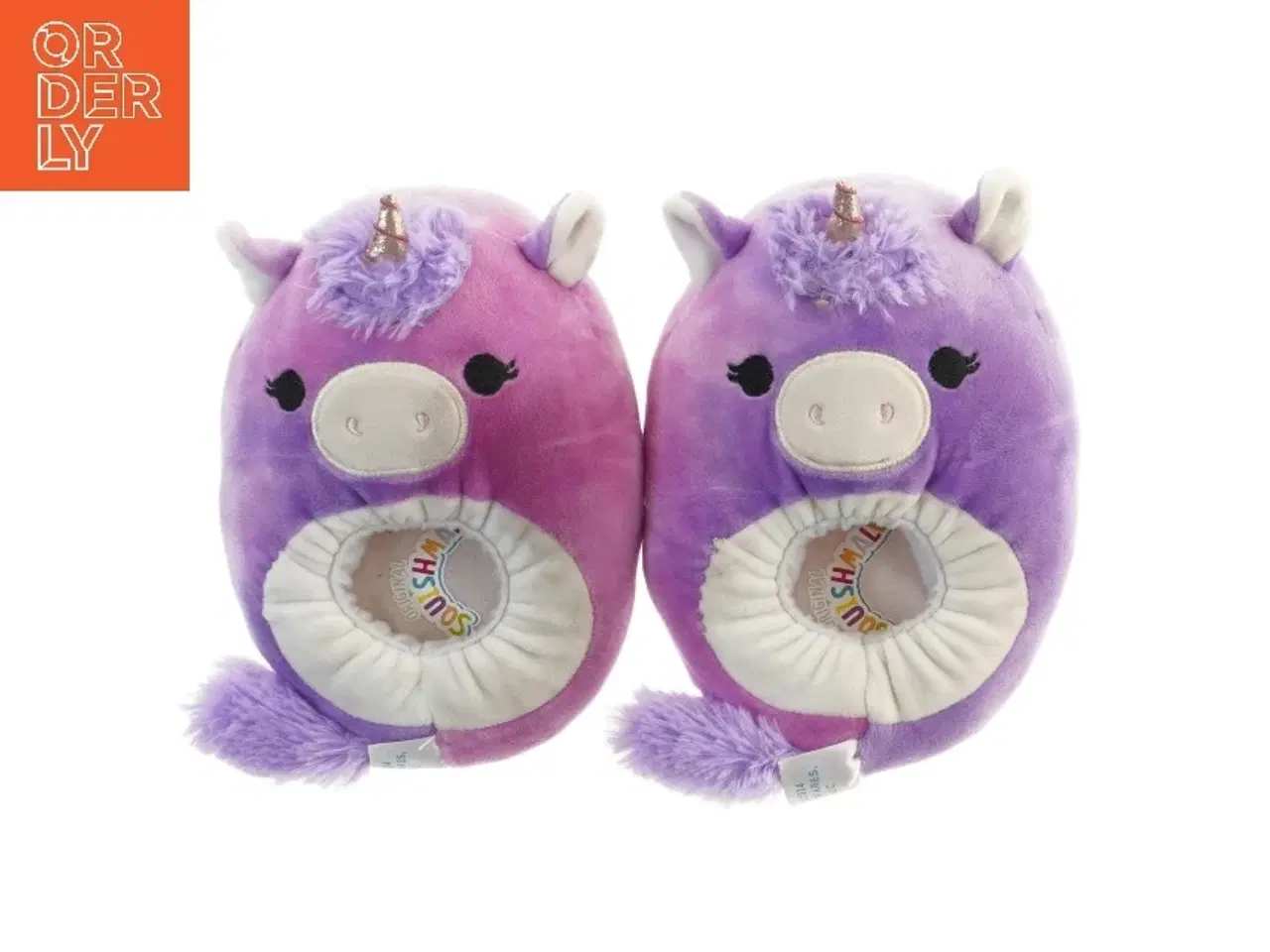 Billede 1 - Unicorn hjemmesko fra Squishmallows (str. længde 20,5 cm)