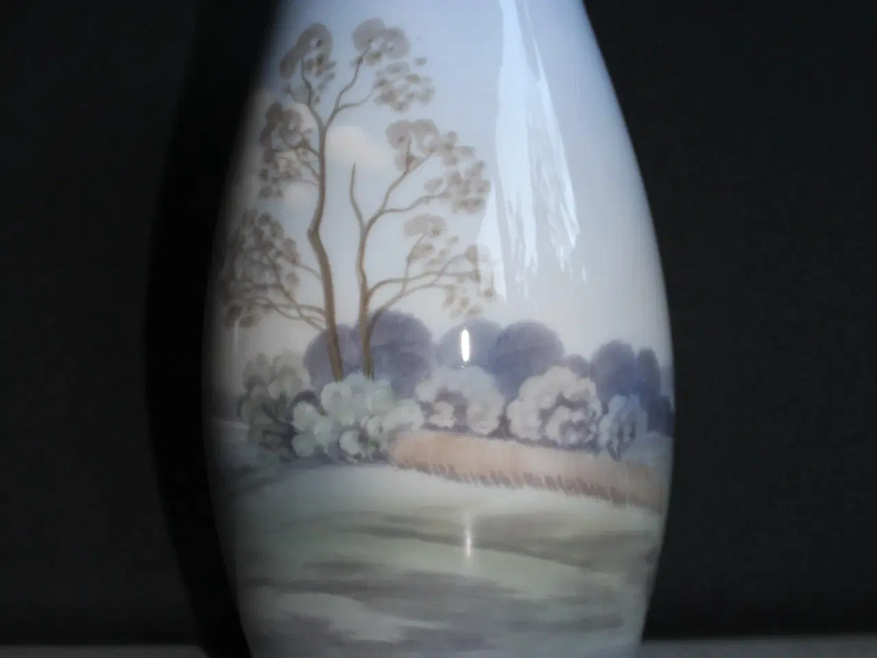Billede 2 - Vase med landskab fra B&G