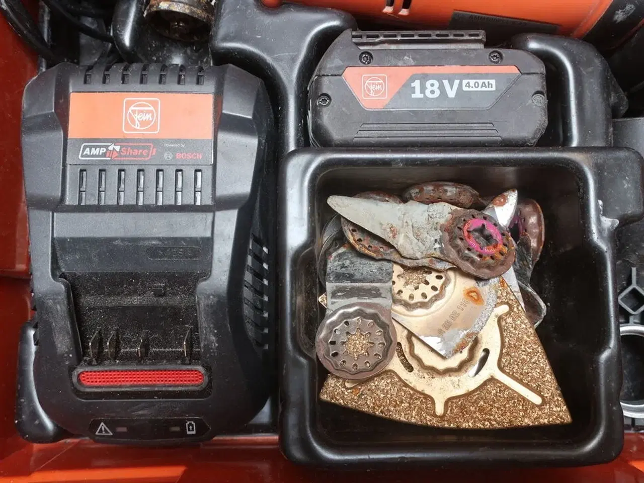 Billede 3 - Akkucutter FEIN MULTIMASTER 500 i kuffert inkl. batteri og oplader