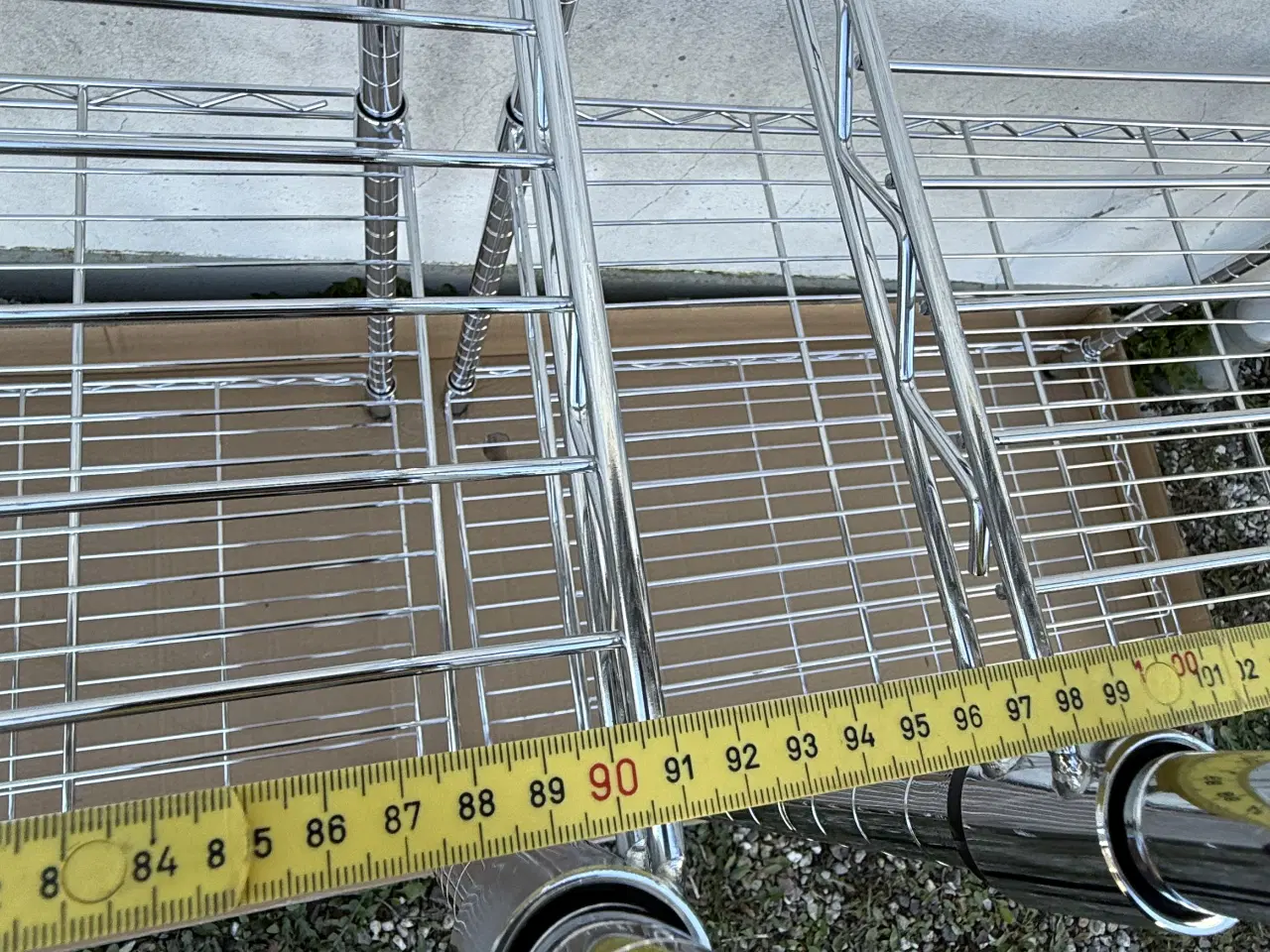 Billede 15 - 3 stk. VINDINGE Reol 6 hylder krom