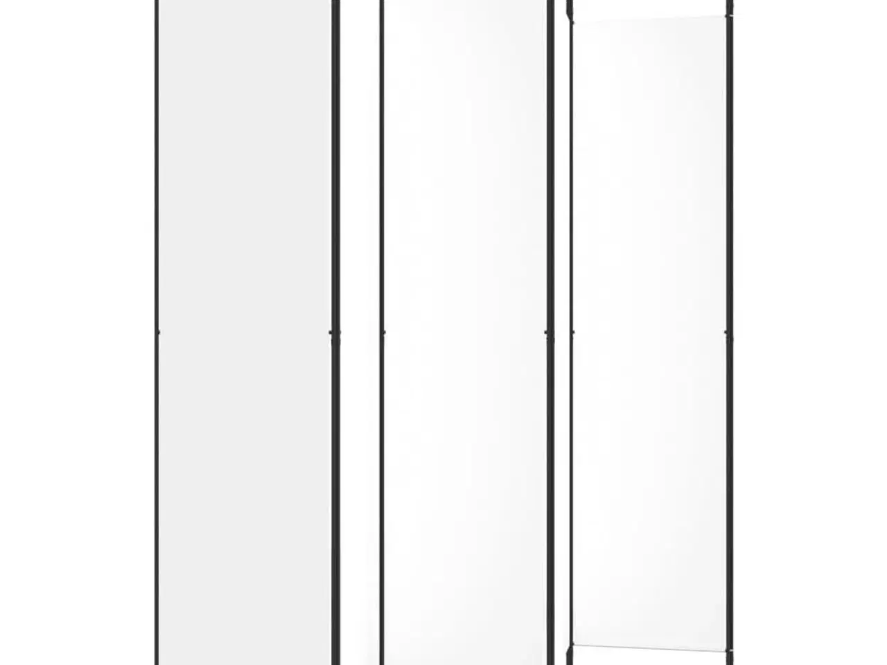 Billede 5 - 6-panels rumdeler 300x220 cm stof hvid