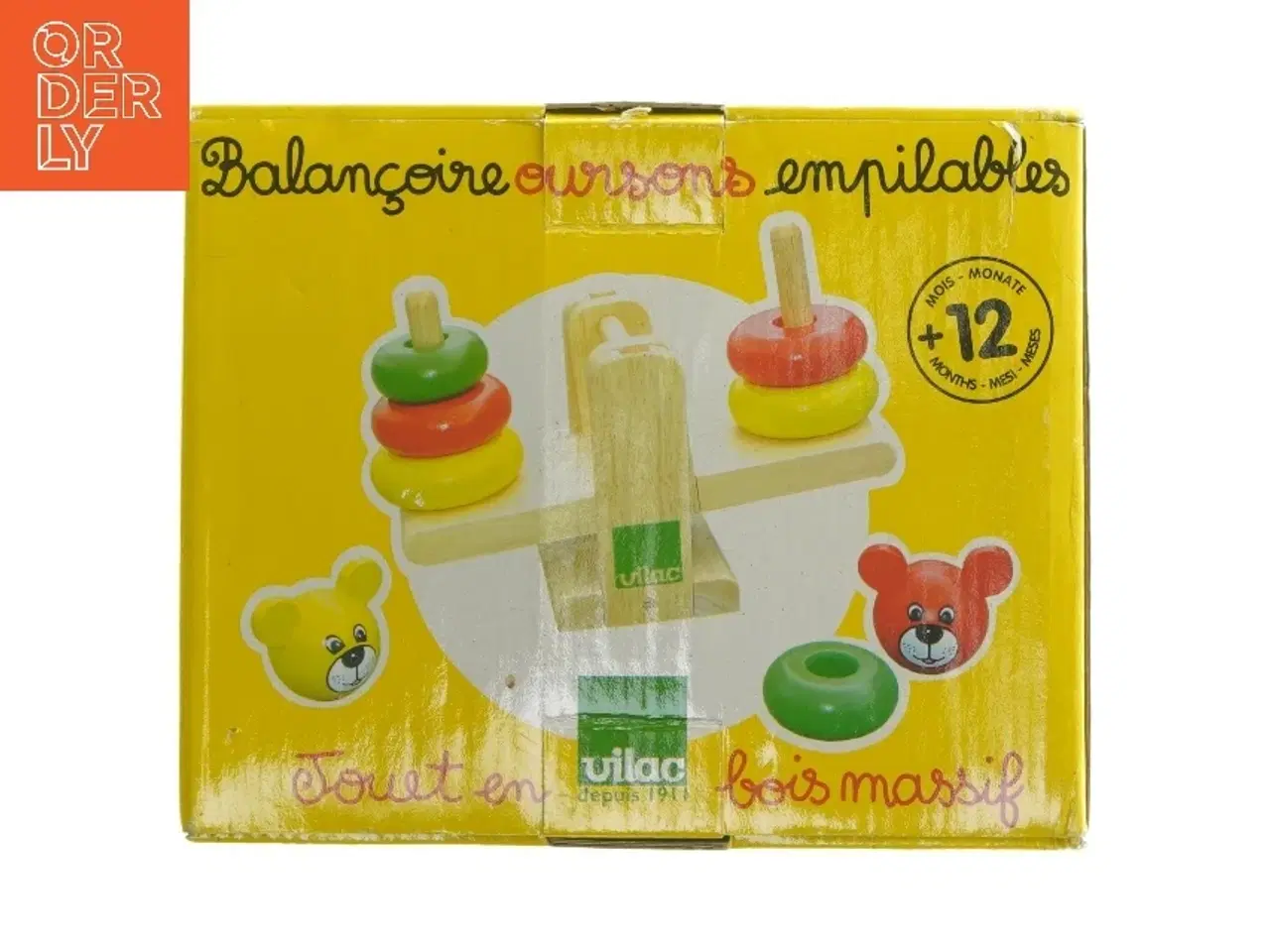 Billede 5 - Trælegetøj - Vippe med bjørne (str. 20 cm)