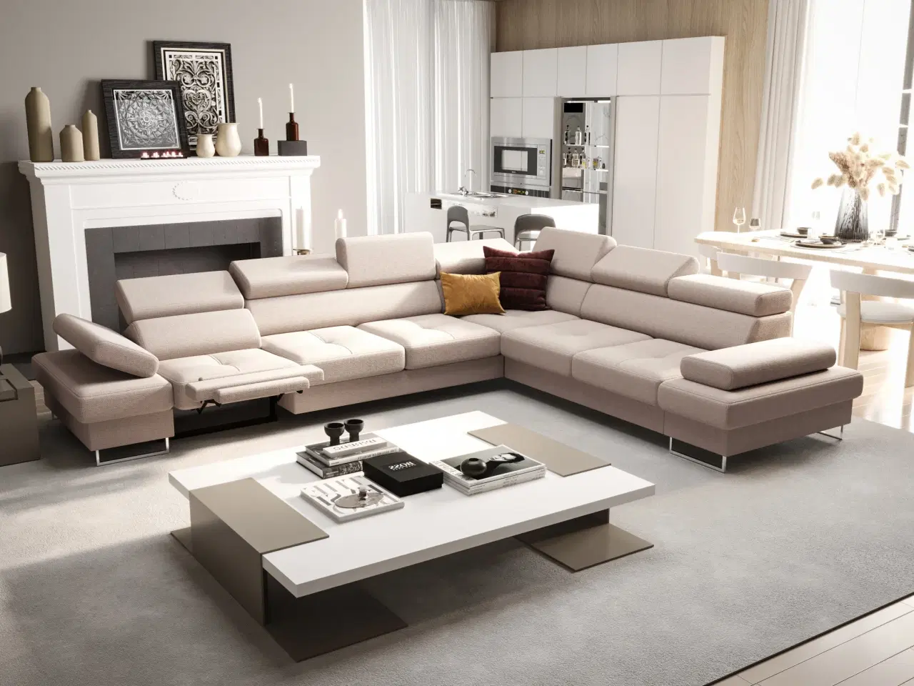 Billede 5 - GALAKSE MAX RELAX HJØRNESOFA 280x350