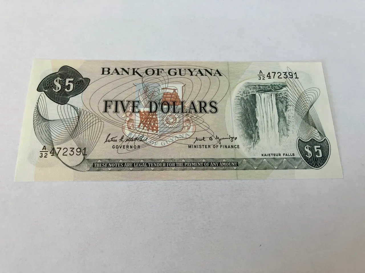 Billede 1 - 5 Dollars Guyana