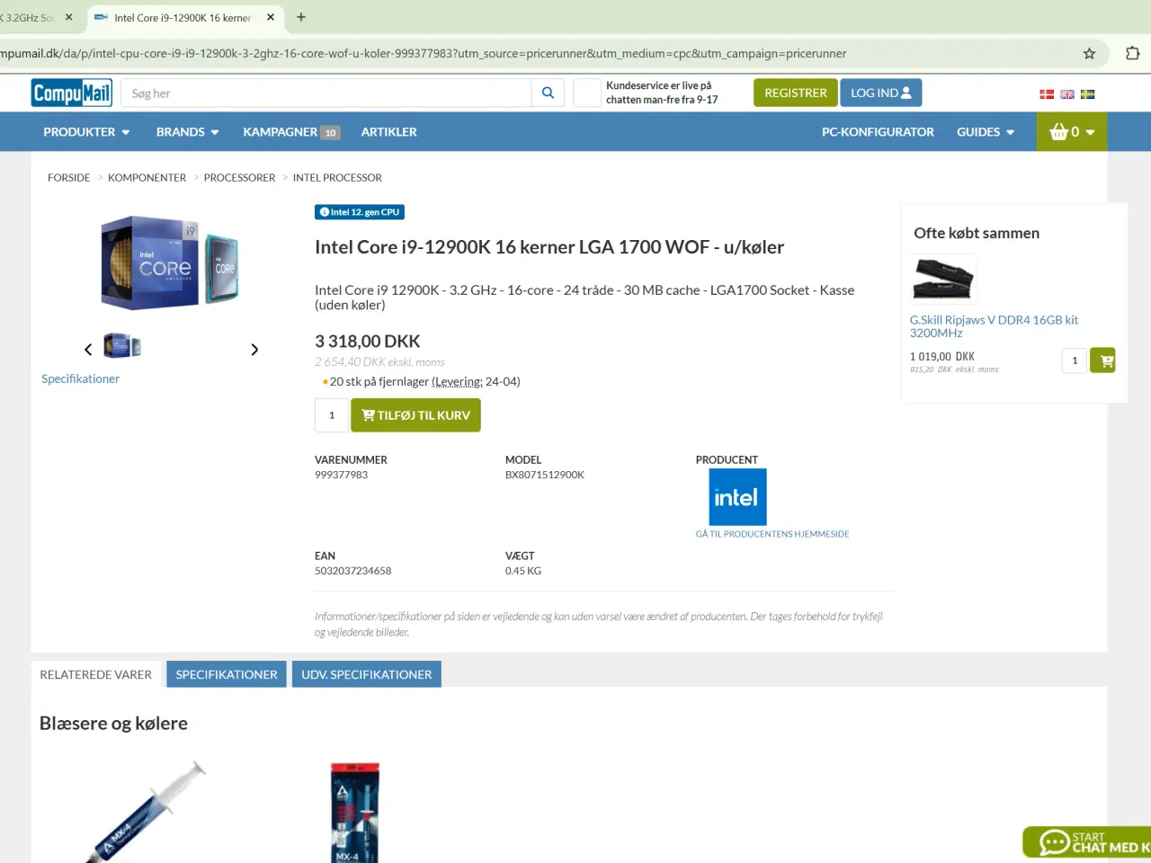 Billede 4 - Intel Core i9-12900K , 12GEN , LGA1700 - CPU