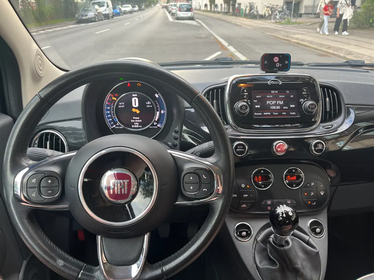 Billede 6 - Nysynet Fiat 500 cabriolet