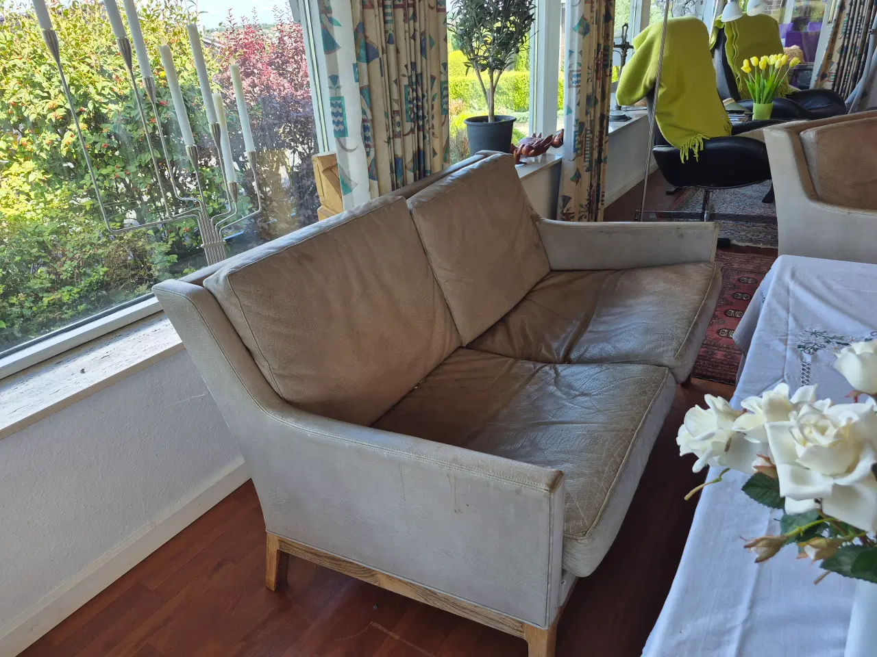 Billede 3 - Retro Kai Lyngfeld Larsen læder2,3 sofa+stol