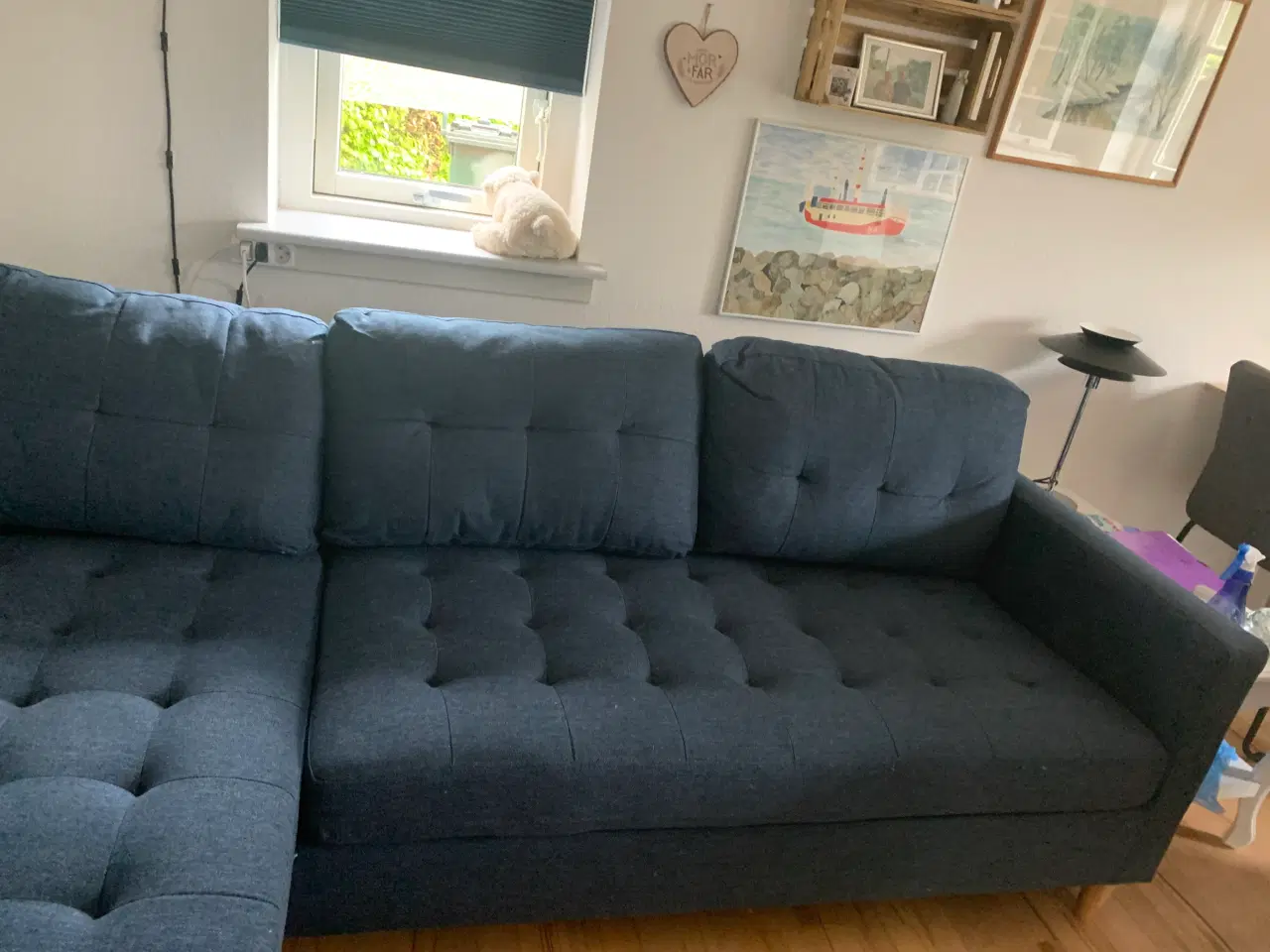 Billede 1 - Sofa med puf