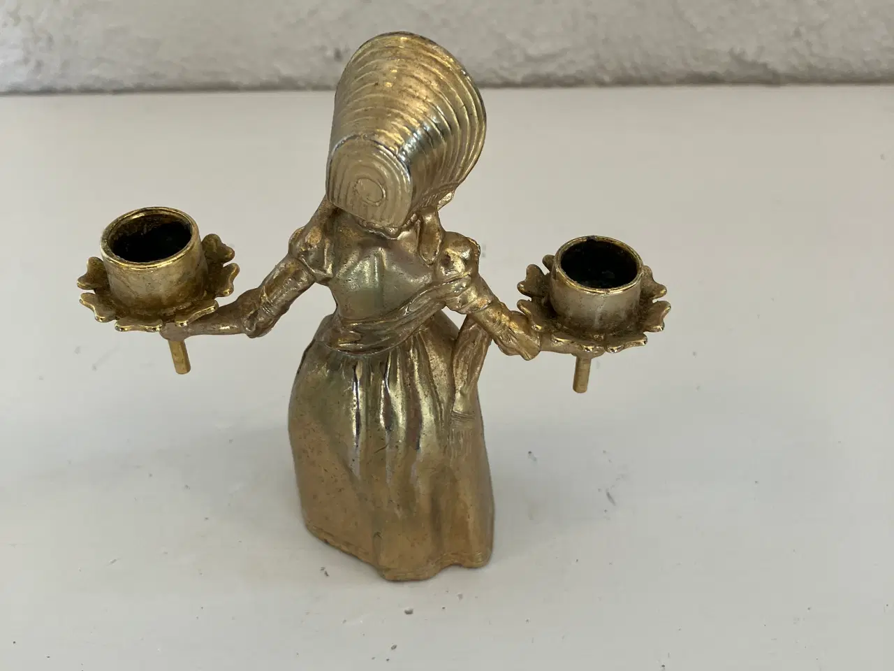 Billede 2 - Vintage messing pige
