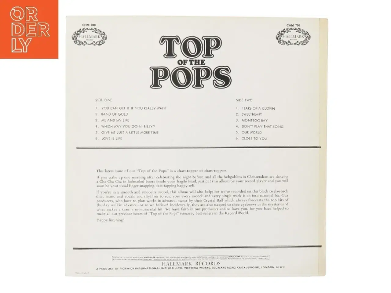 Billede 2 - Top of the Pops album