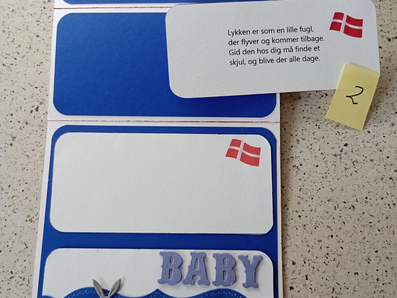 Billede 6 - Kort til baby sælges