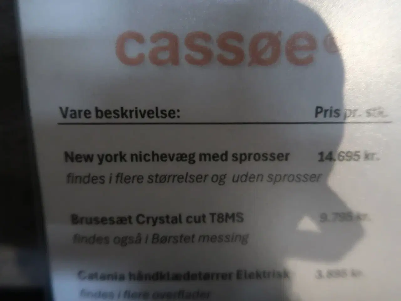 Billede 6 - Brusenichevæg med sprosser CASSØE New York