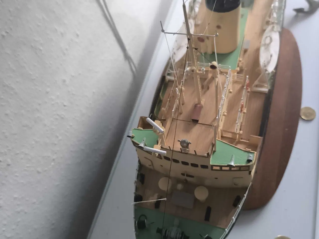 Billede 5 - Elbjørn Skibsmodel Træ Sort og Grøn