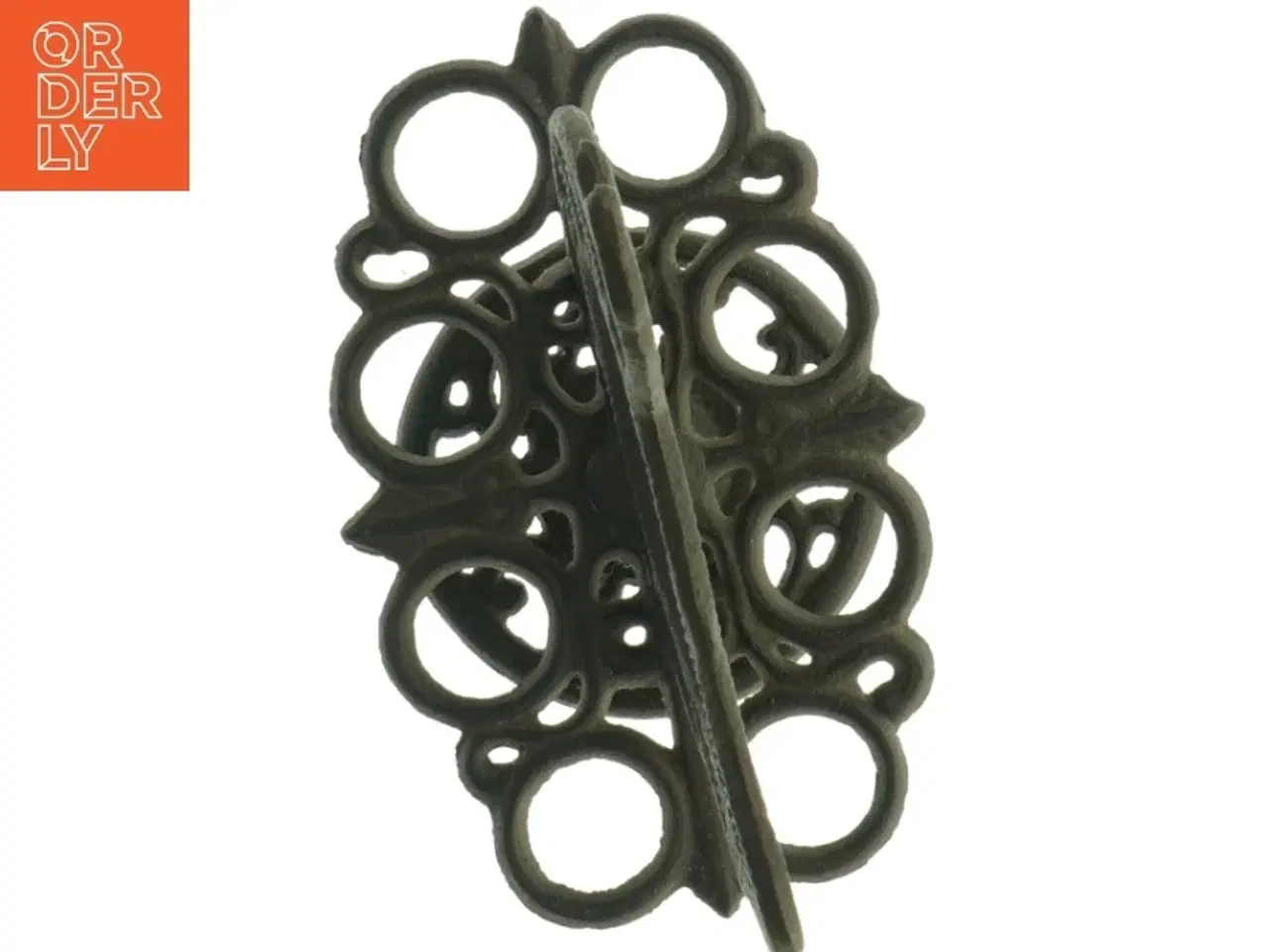 Billede 3 - Fransk Vintage Støbejerns Høne æggeholder (str. 19 x 17 cm)