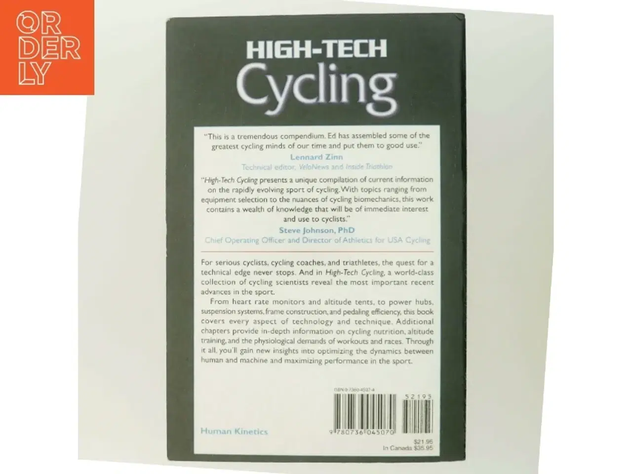 Billede 3 - High-tech cycling. 2. ed. af Edmund R. Burke (Bog)