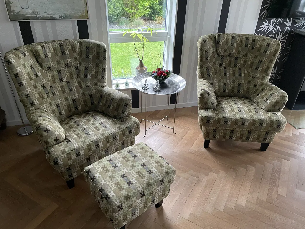 Billede 1 - Lænestole med skammel