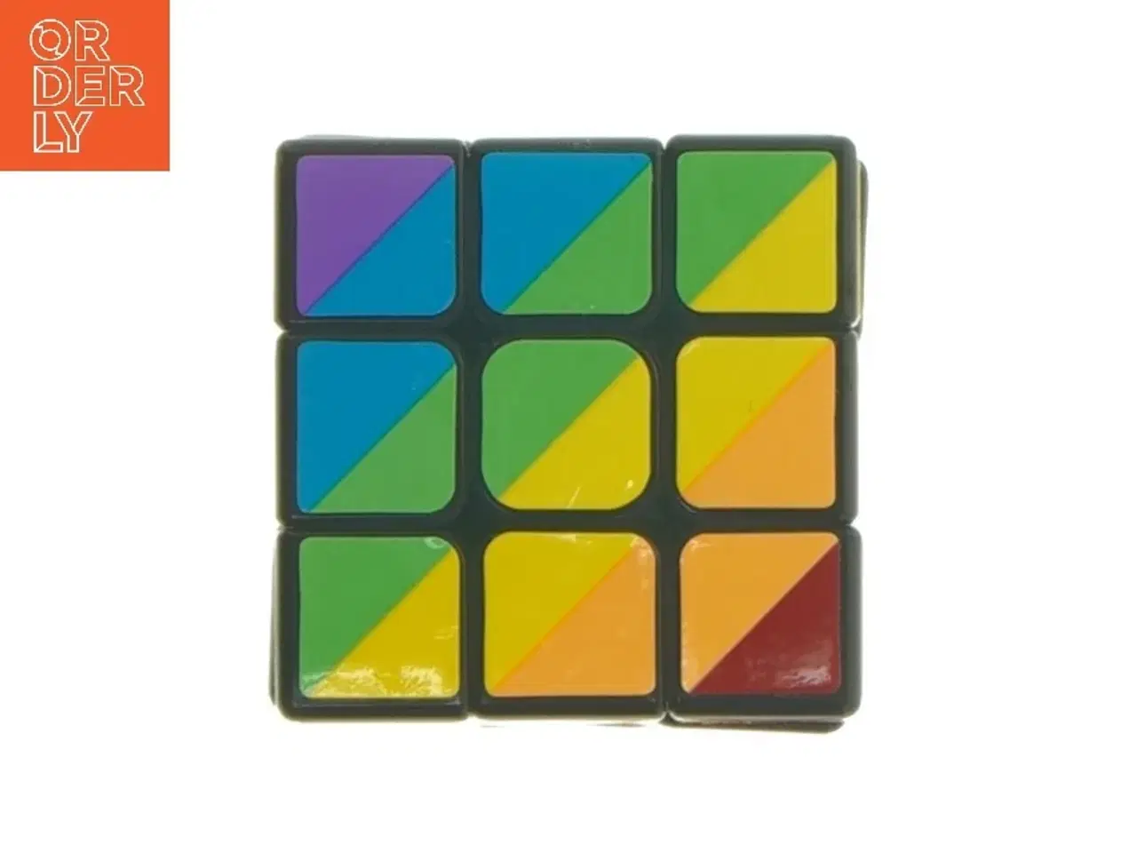 Billede 2 - Magisk kube med diagonale farver (str. 5,5 cm)