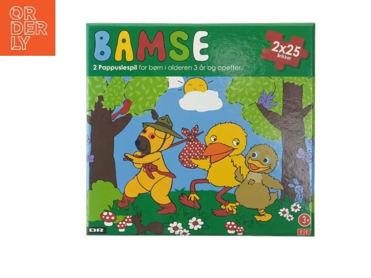 Billede 1 - Bamse puslespil fra Krea (str. 2 x 25 brikker)