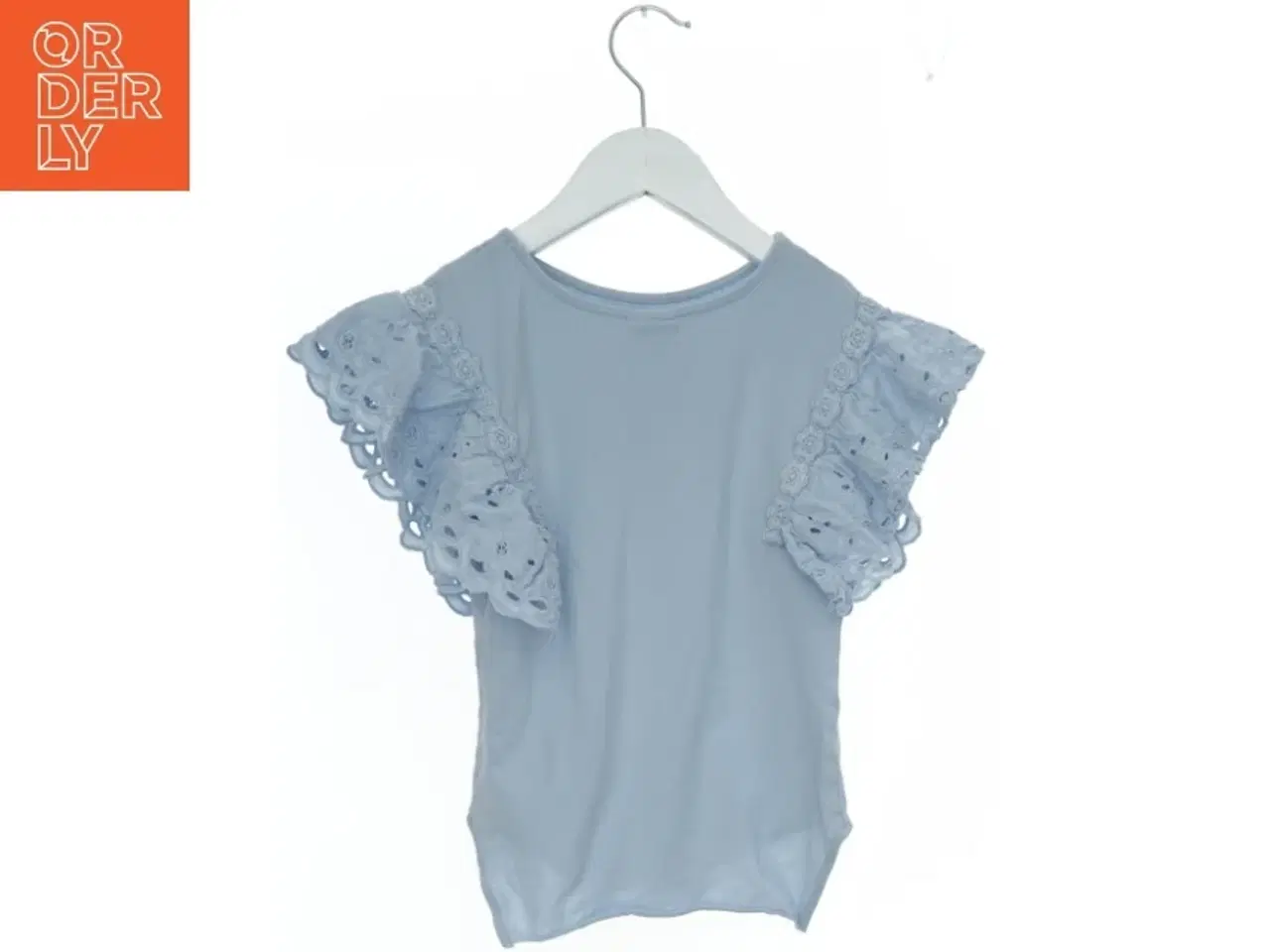 Billede 2 - Bluse med blonder ærmer fra Zara (str. 140)