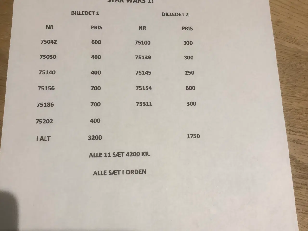 Billede 3 - 11 store sæt Star Wars