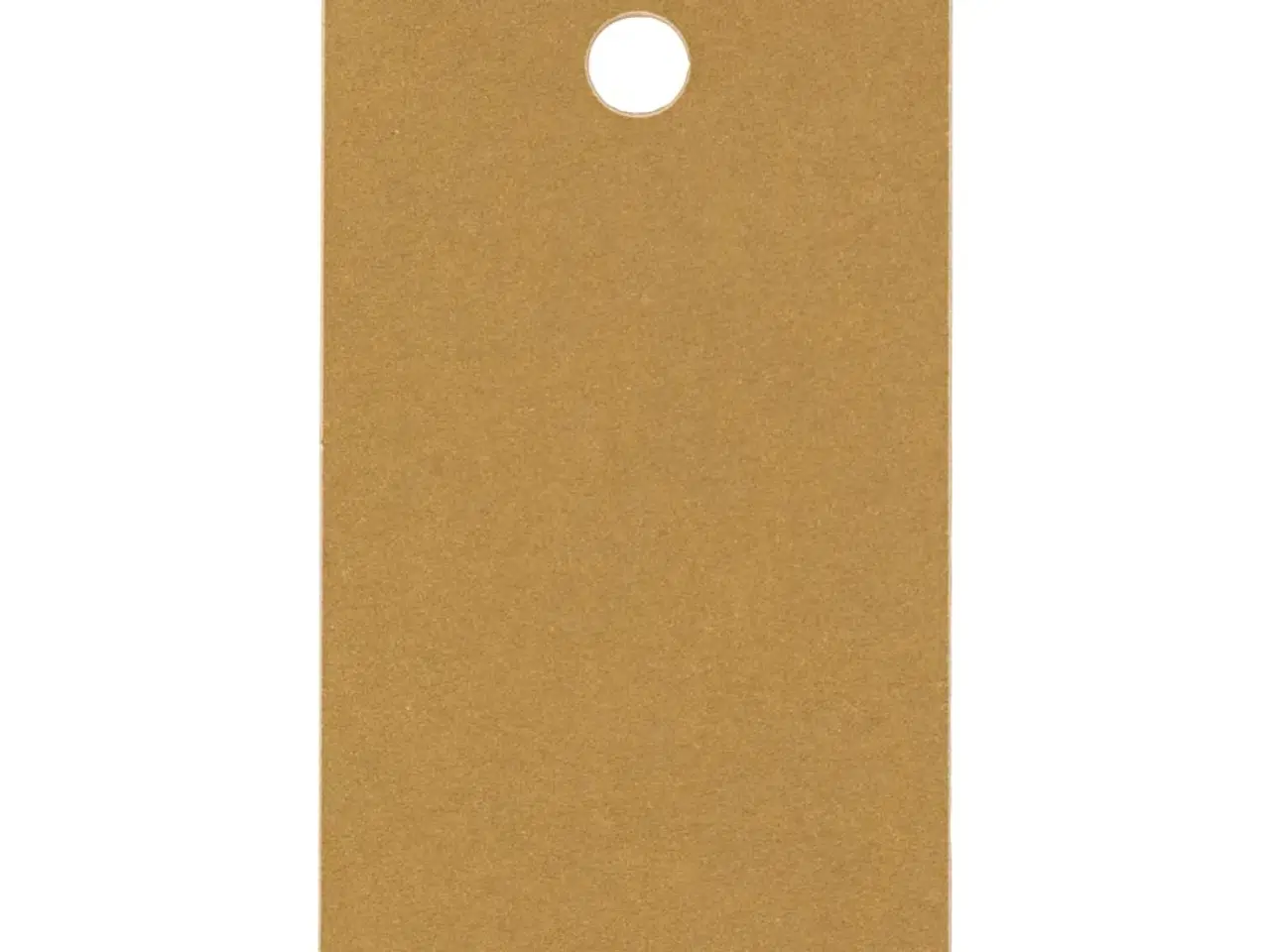 Billede 1 - Guld Manilamærker 4x8 cm - 1000 stk. til Gaveindpakning