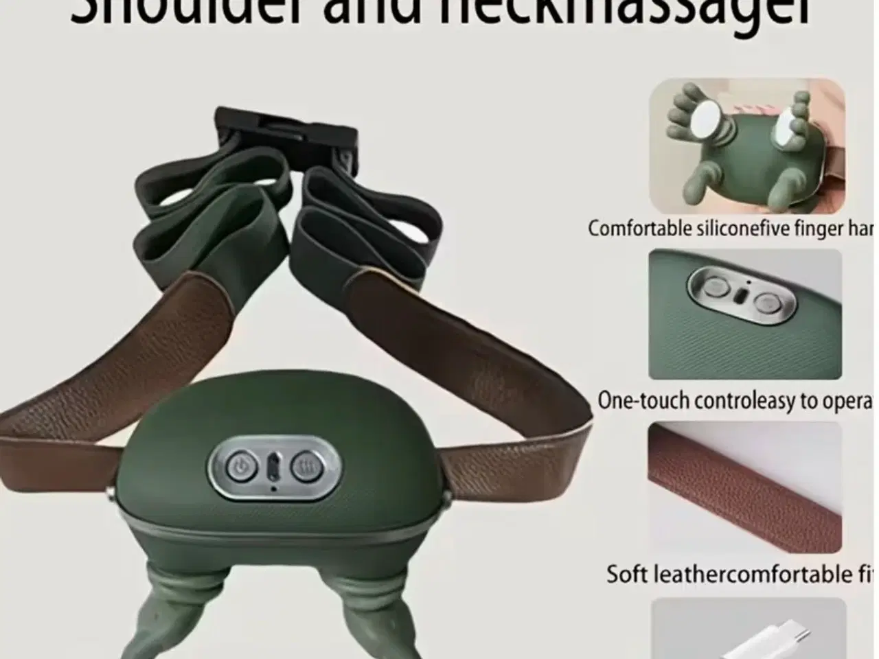 Billede 10 - En justerbar nakkemassager i flere niveauer med 6D