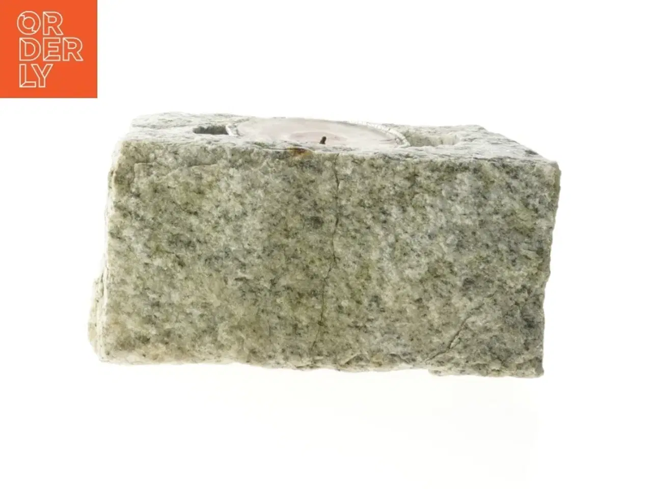 Billede 3 - Granit fyrfadsstage (str. 18x18 cm)