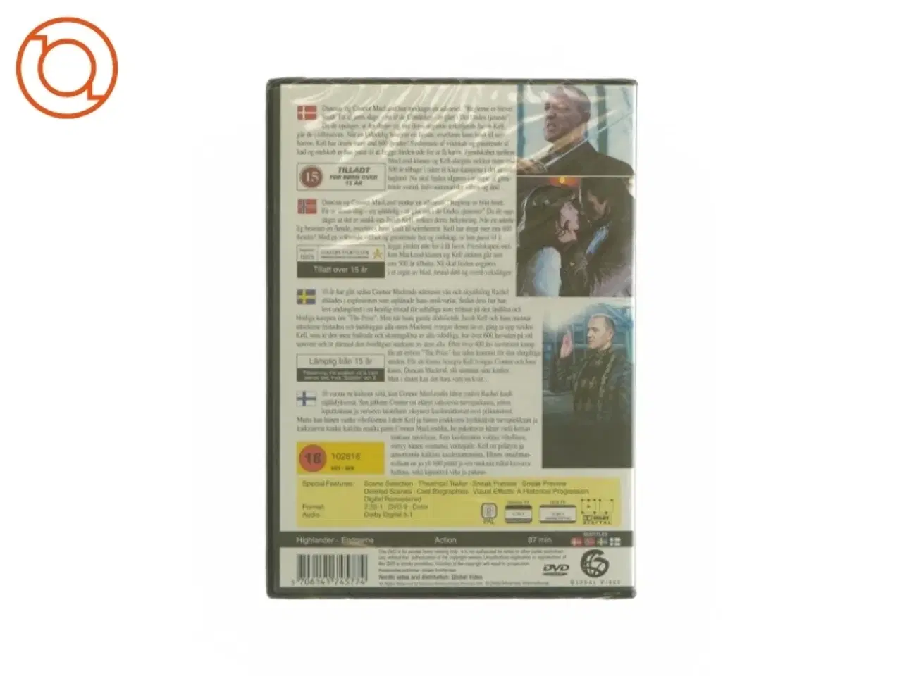 Billede 2 - Highlander endgame (dvd)