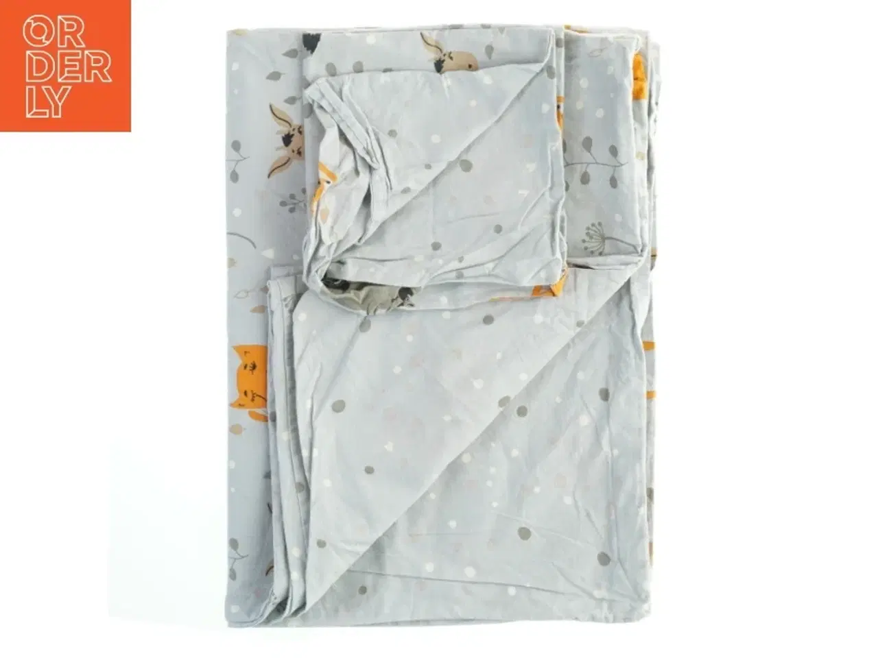 Billede 2 - Junior Sengesæt med dyremotiv (str. 130 x. 90 cm. 42 x 40 cm)