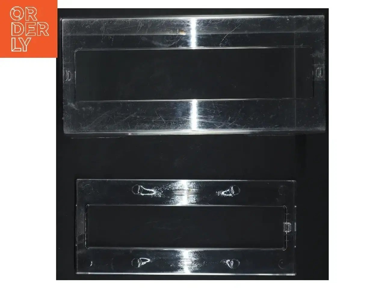 Billede 4 - transparent boks til servietter, bla Lambi mm (str. 22x10x15,5 cm)