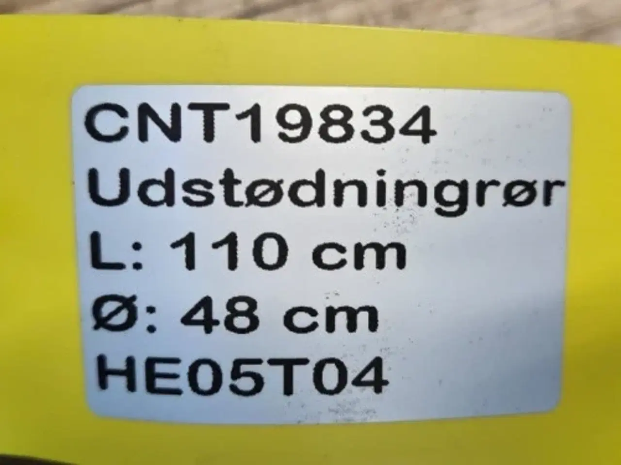 Billede 14 - Udstødningsrør