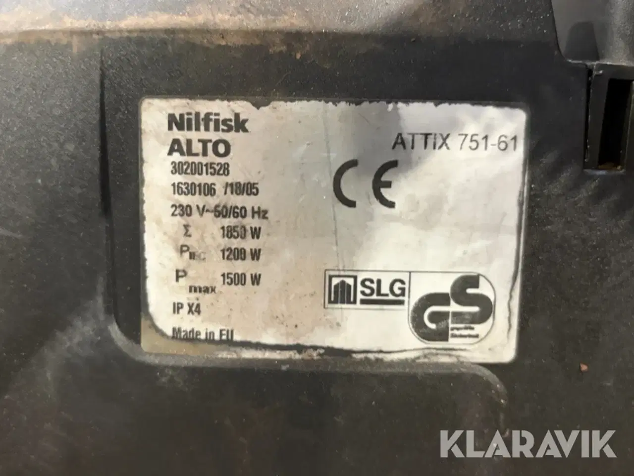 Billede 12 - Vådstøvsuger Nilfisk Alto Attix 751-61