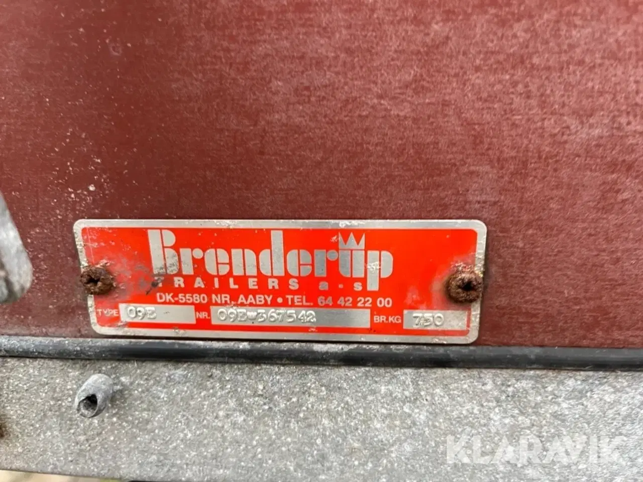 Billede 6 - Trailer Brenderup A 750