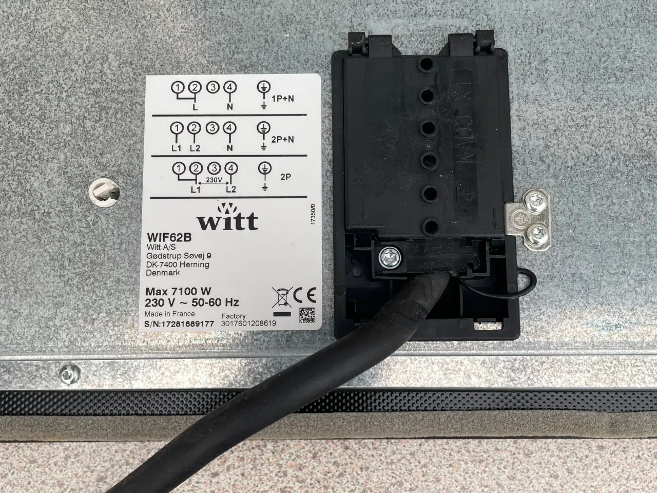 Billede 4 - WITT induktion kogeplade 
