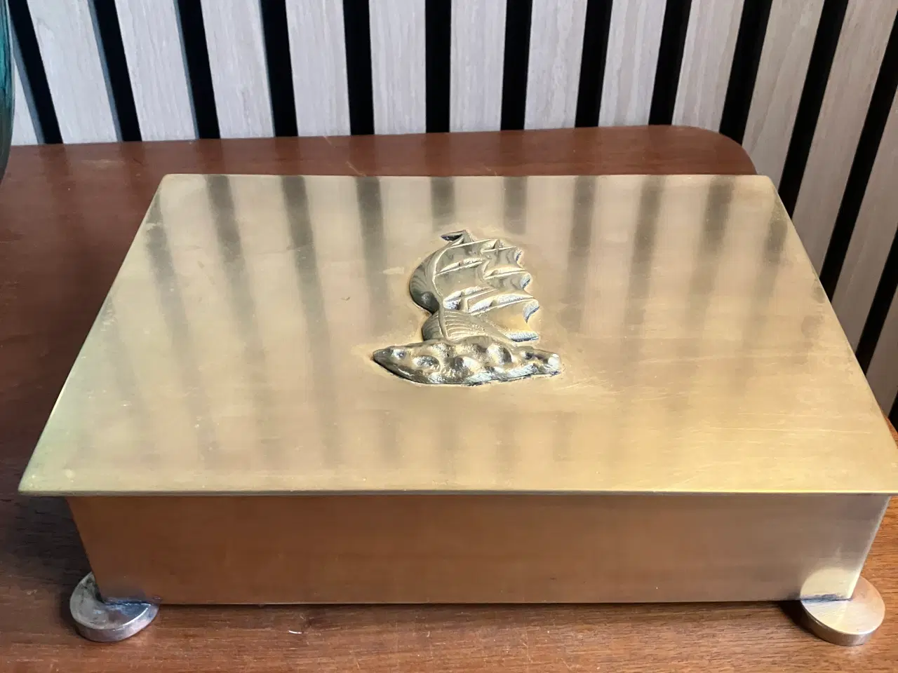 Billede 3 - Maritim messingskrin