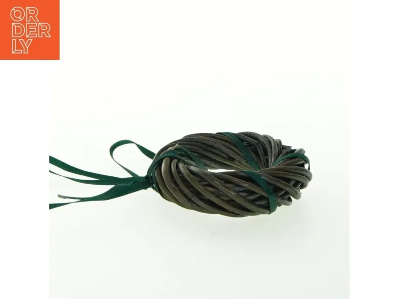 Billede 4 - Flettet julekrans dekoration (str. 7,5x2 cm)