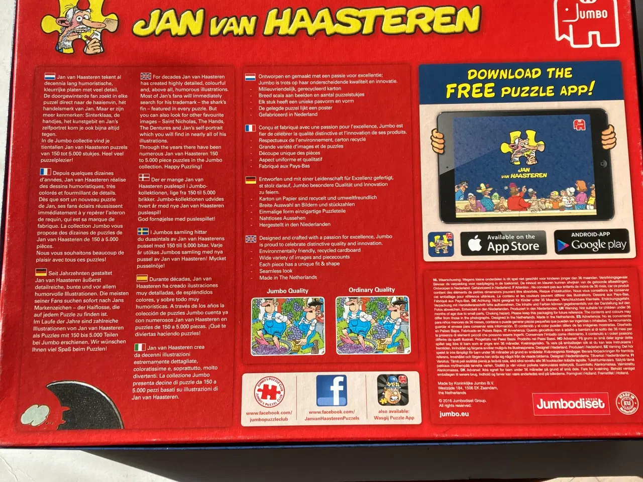 Billede 2 - Puslespil 1000 brikker JAN van HAASTEREN