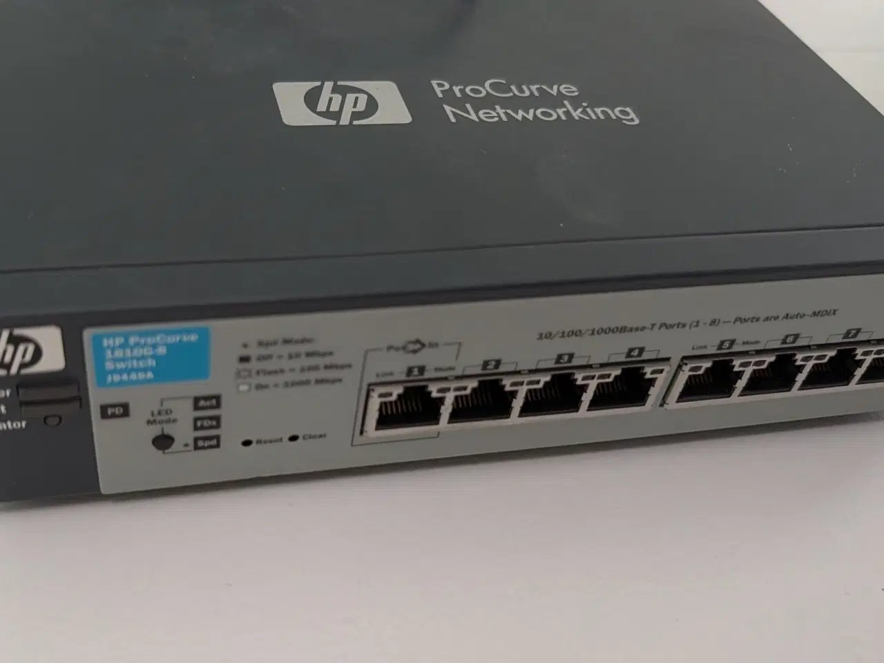 Billede 4 - HP ProCurve 1810G-8 web-managed Gigabit switch ink