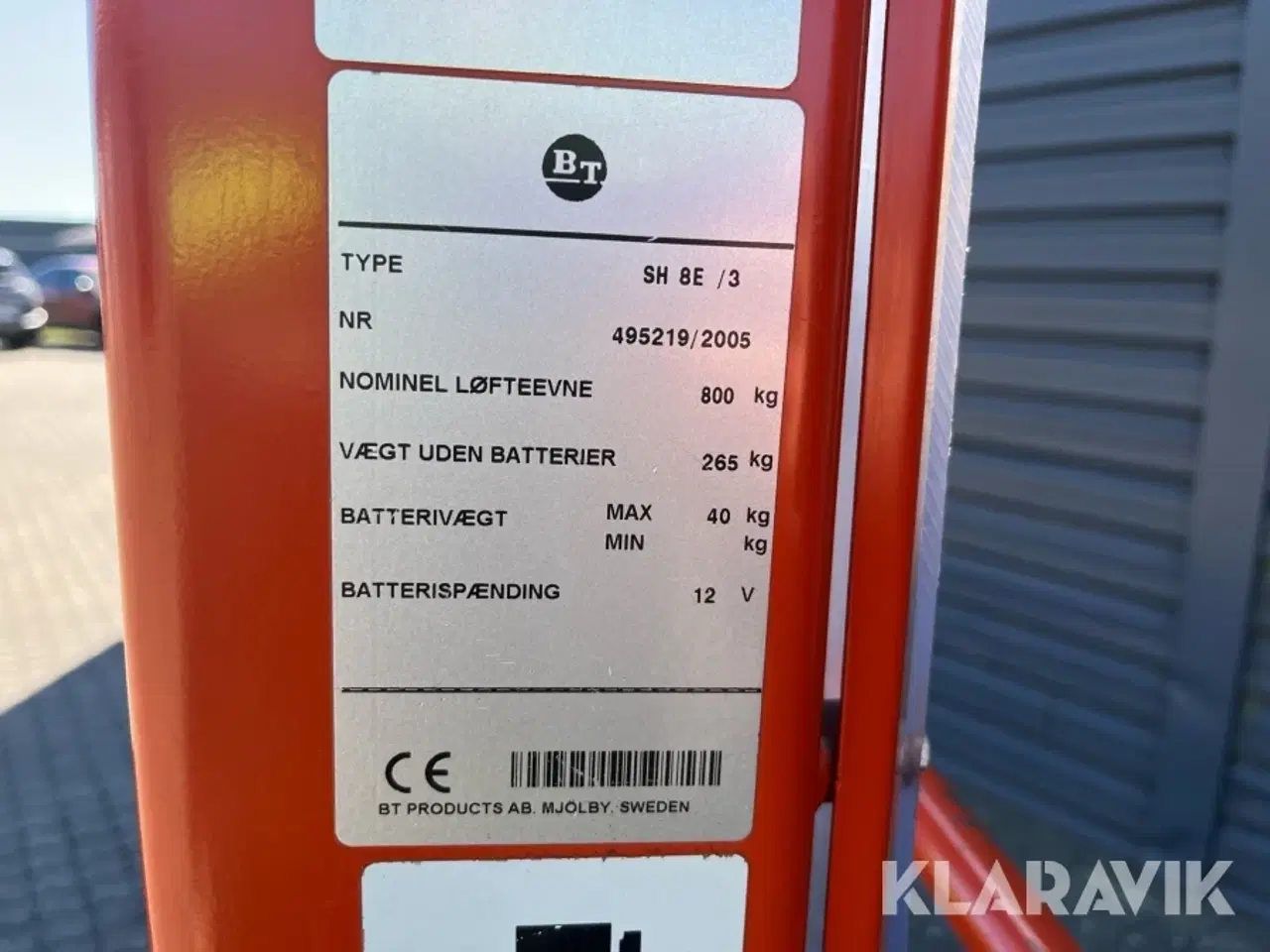 Billede 7 - Skubbe stabler BT SH8E/3