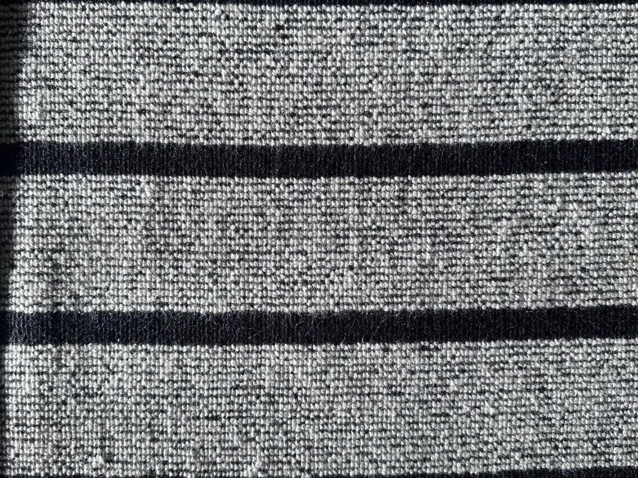 Billede 3 - 2 Håndlavet gulvtæpper i uld og bomuld