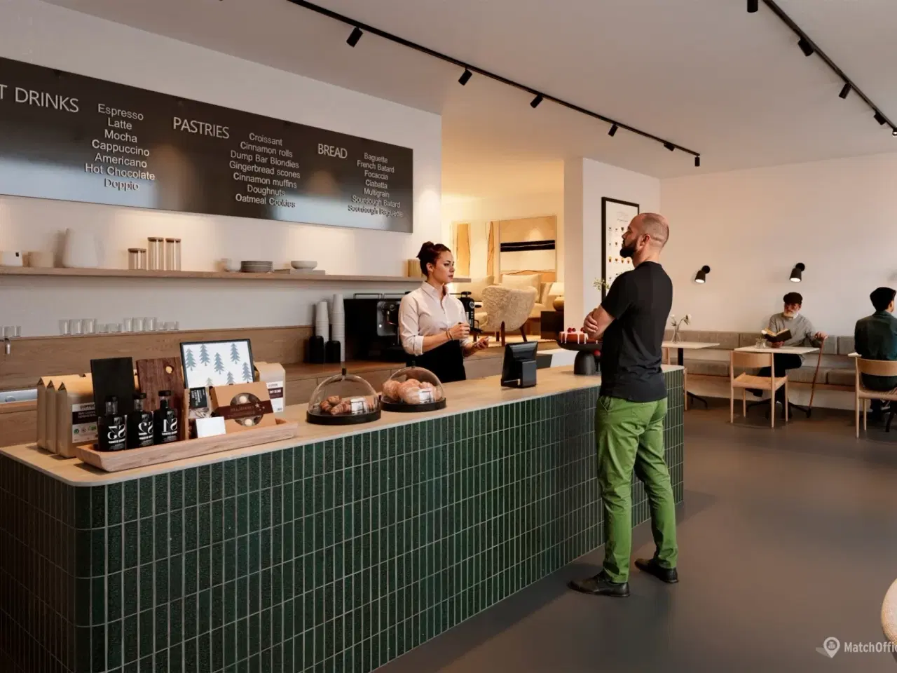 Billede 2 - Flot butik/klinik/Coffee shop med store facadevinduer –