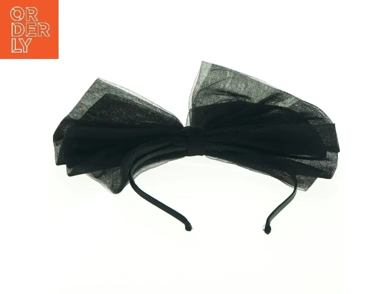 Billede 1 - Sort hårbøjle med sløjfe