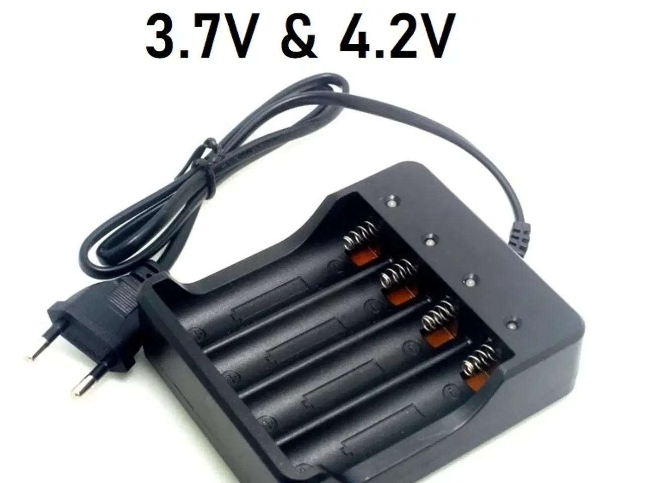 Billede 1 - NY! Batterioplader til 18650 3.7V og 4.2V