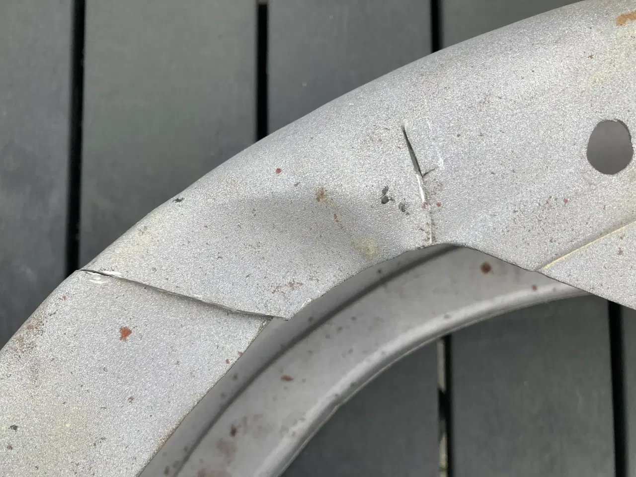 Billede 5 - Harley bagskærm, sandblæst, klar til chop