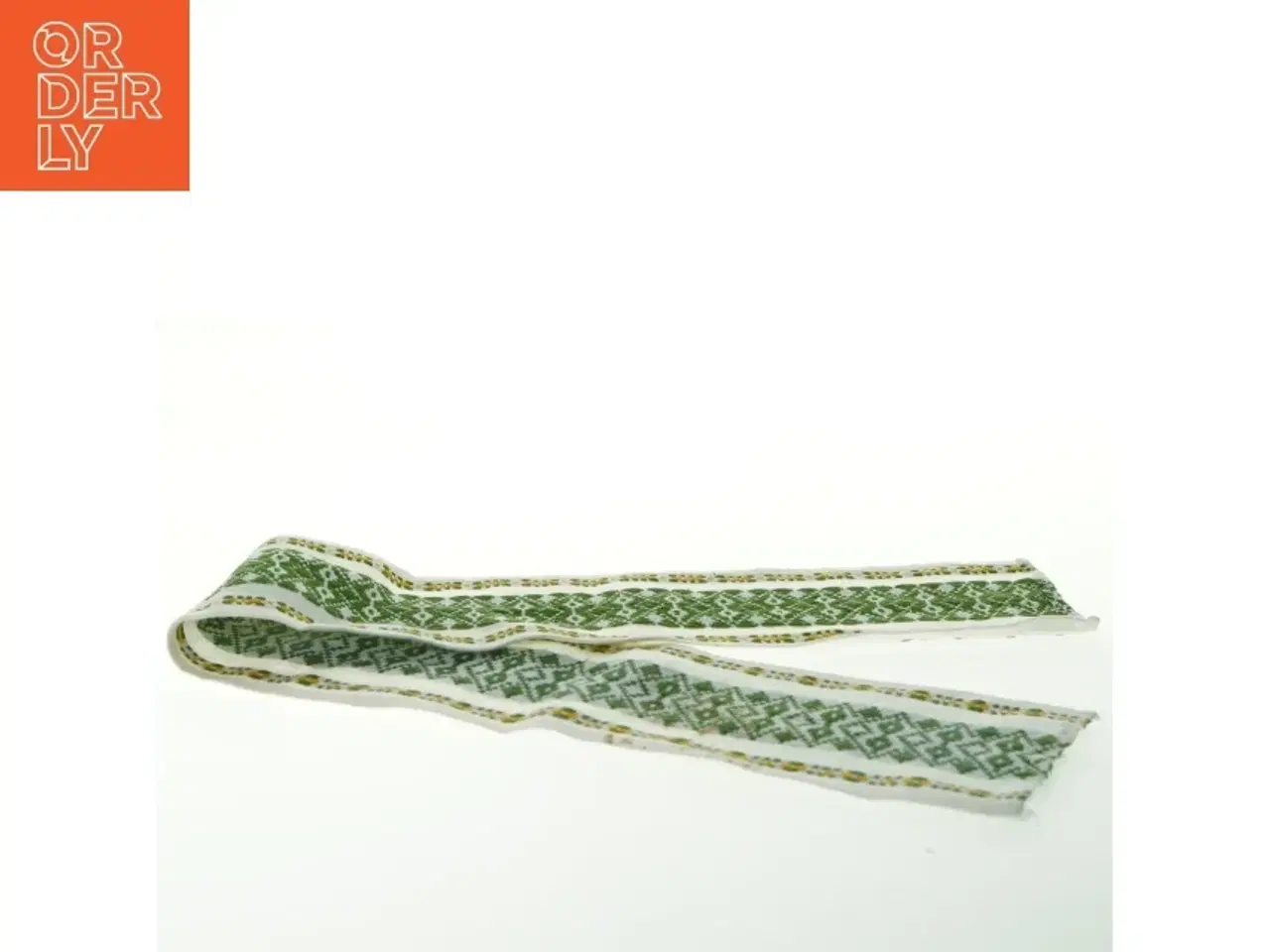 Billede 3 - Bordløber med grønt mønster (str. 70x10 cm)