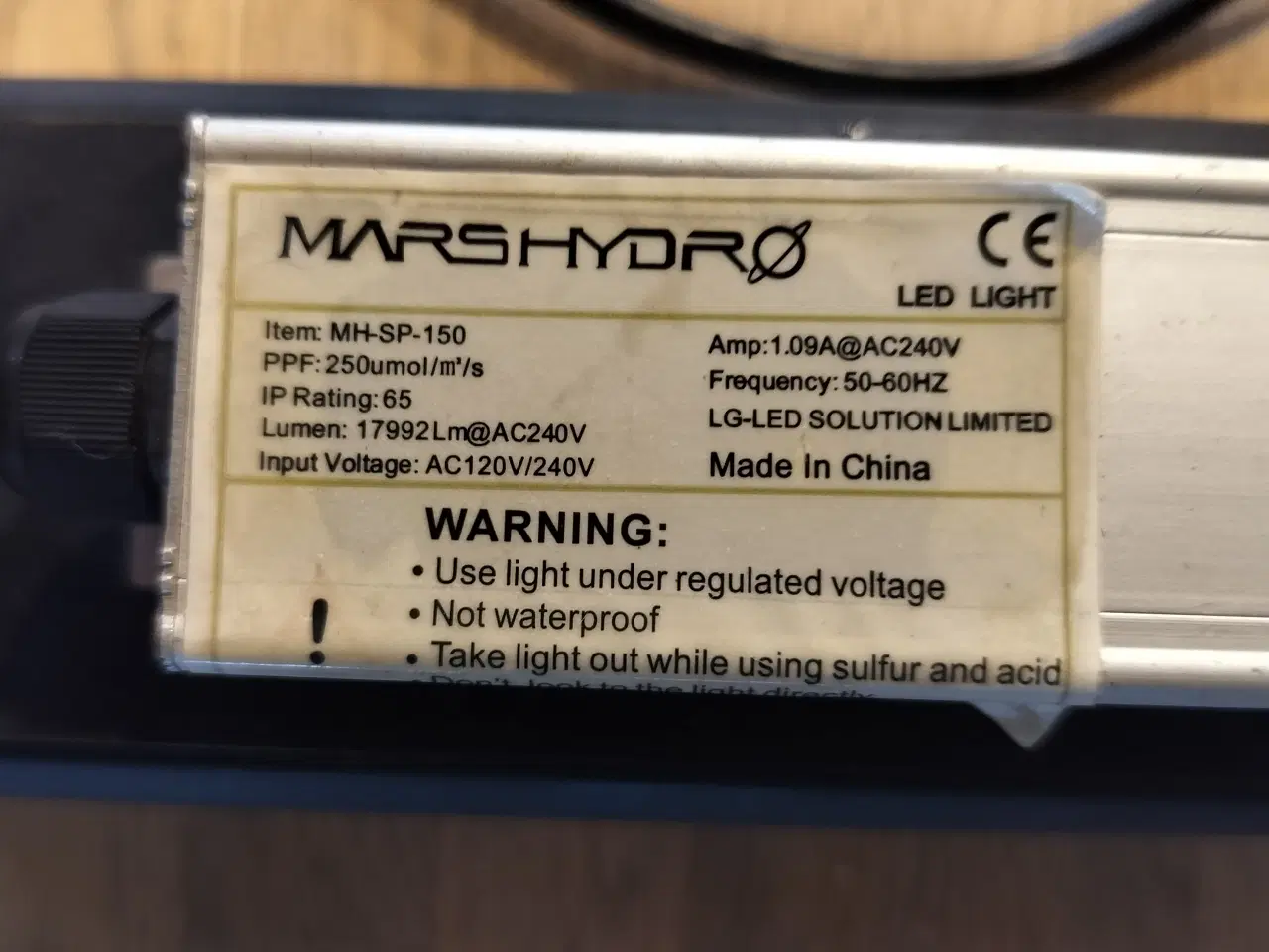 Billede 2 - Mars hydro SP-150 LED